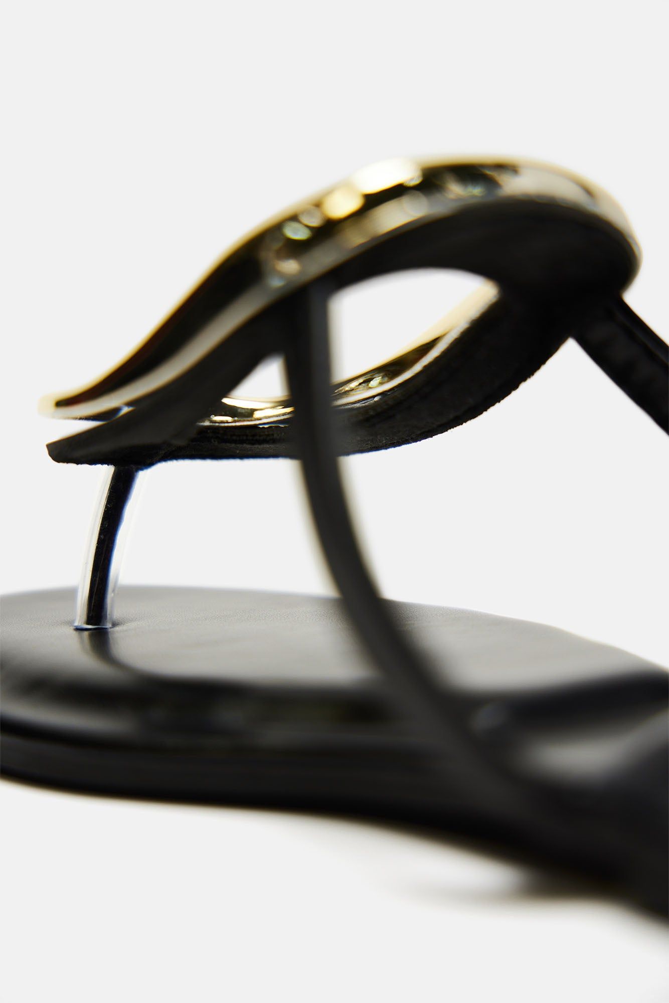 New Here Flat Sandals - Black sold by Fashion Nova product image thumbnail 5