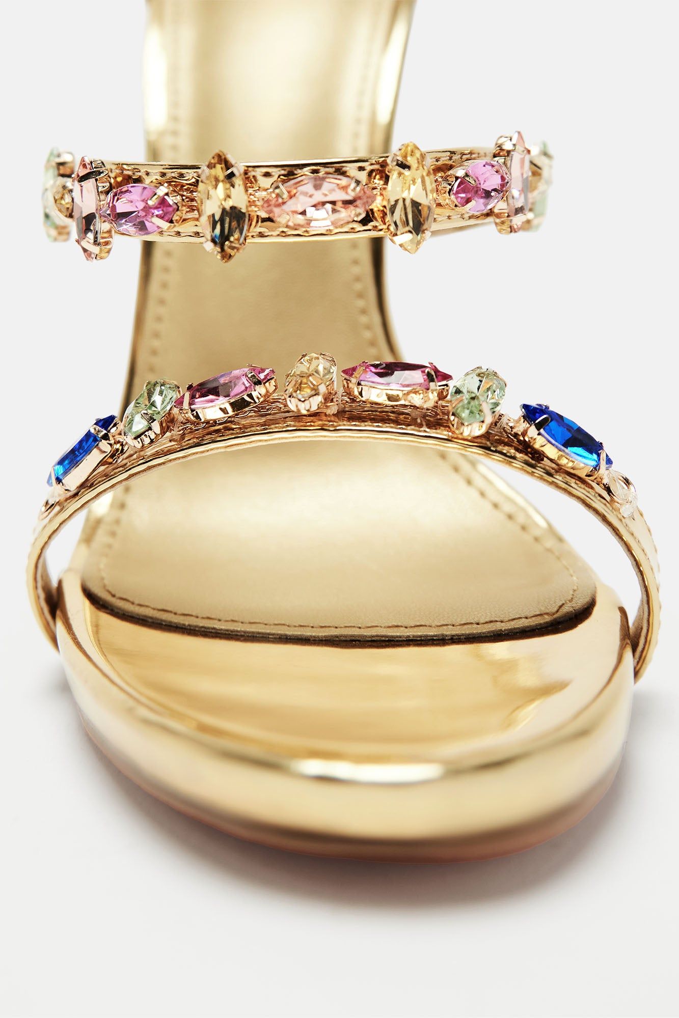 Make It Worth It Embellished Heeled Sandals - Gold sold by Fashion Nova product image thumbnail 5