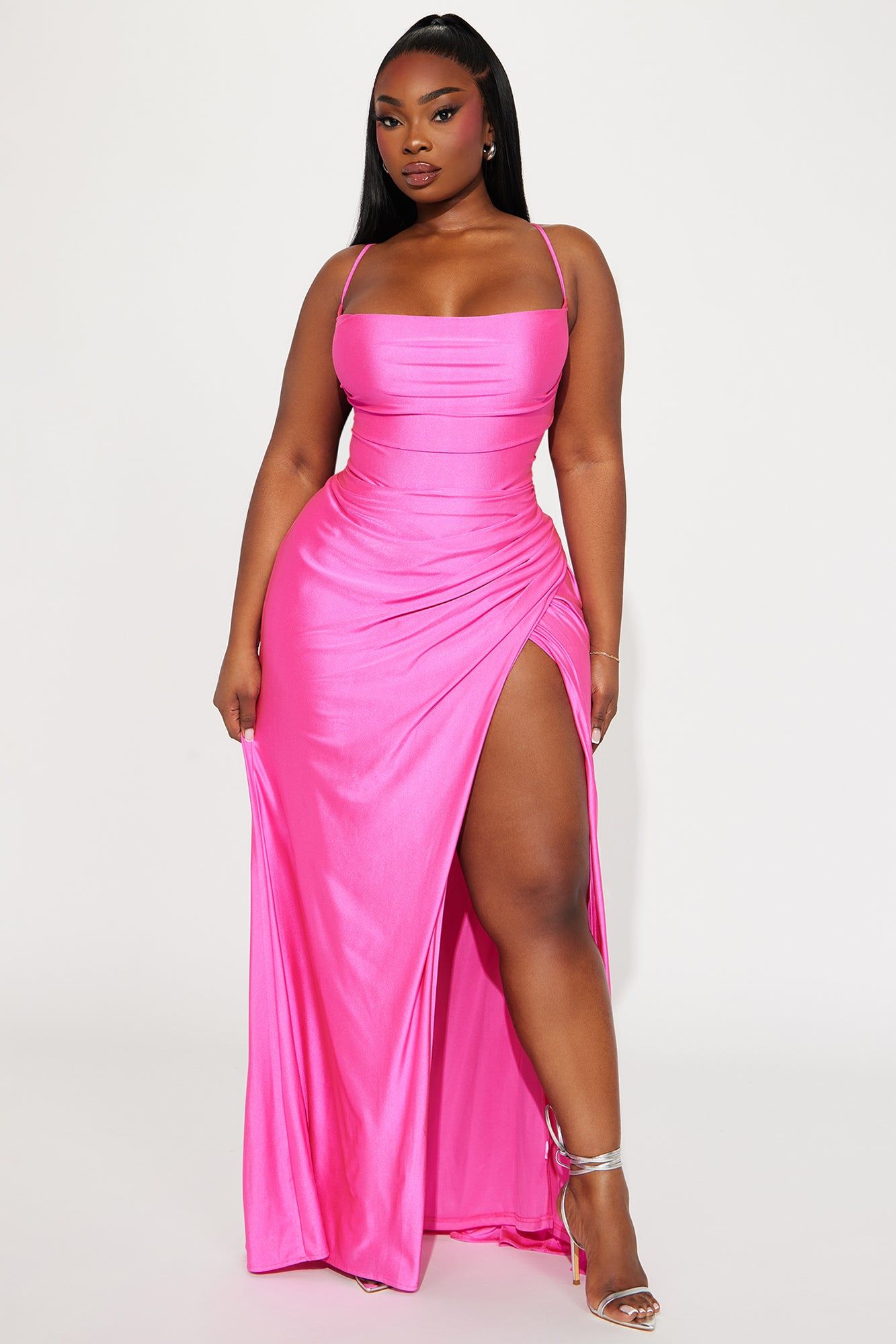 Ivy Tricot Maxi Dress - Pink sold by Fashion Nova product image thumbnail 4