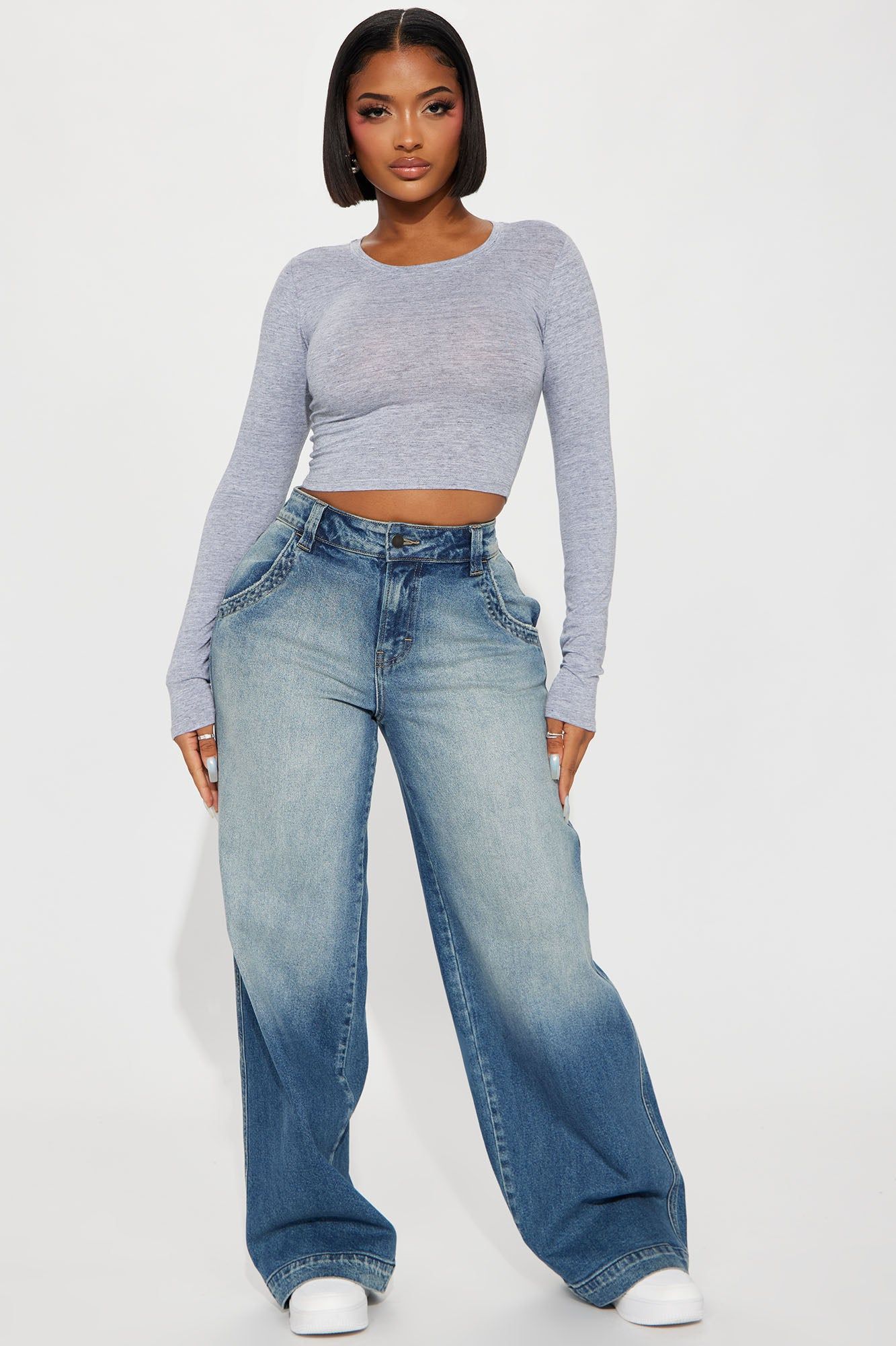 Always On The Go Top - Heather Grey sold by Fashion Nova product image thumbnail 2