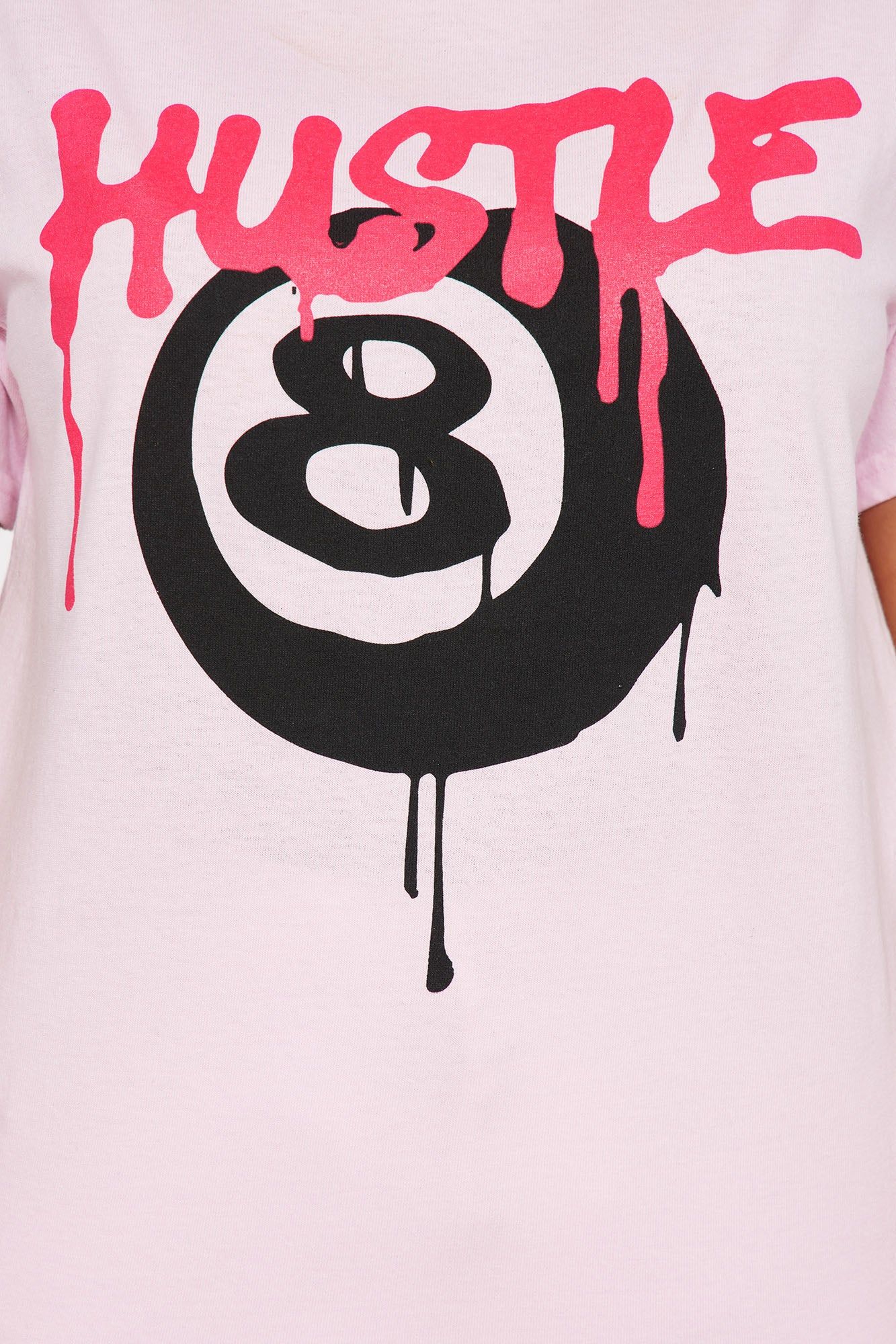 Born A Hustler Graphic Tshirt - Pink sold by Fashion Nova product image thumbnail 3