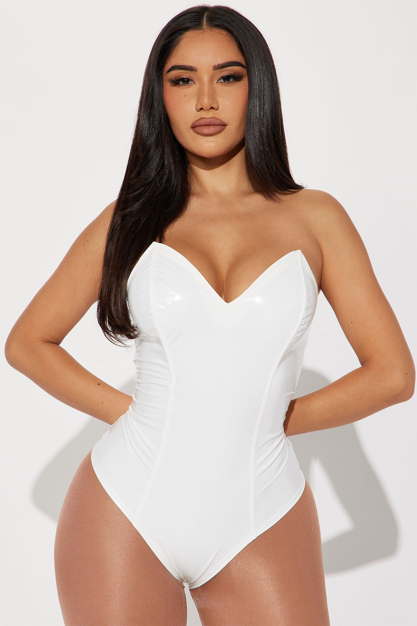Sexy Babe 1 Piece Costume Starter - White sold by Fashion Nova
