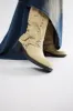 Riley Studded Knee High Boots - Beige sold by Fashion Nova