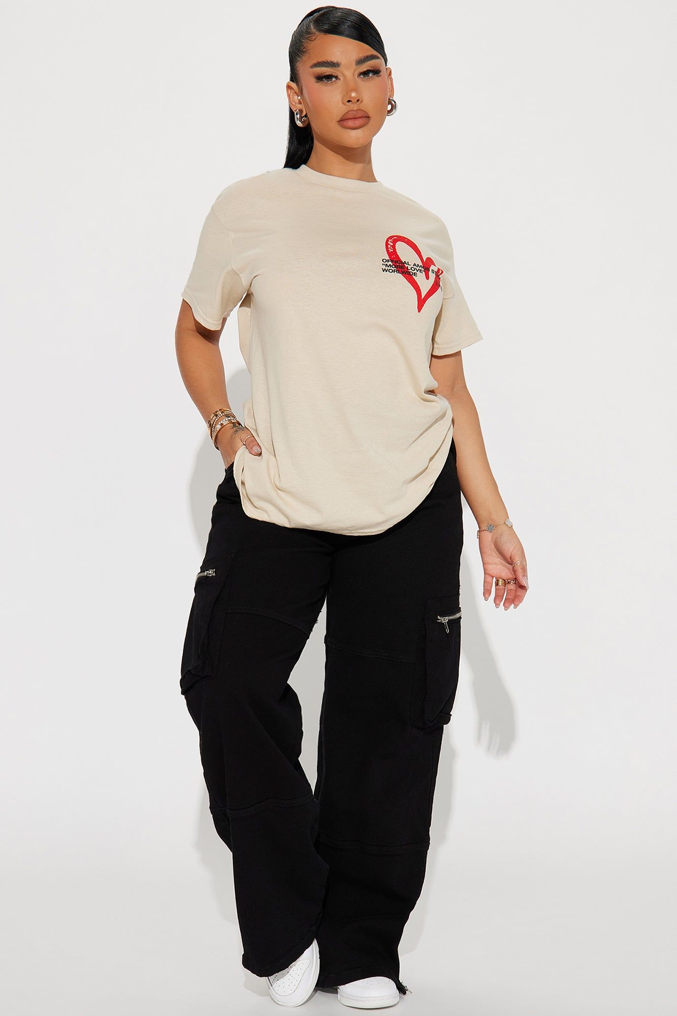 Mi Amor Graphic Tshirt - Taupe sold by Fashion Nova product image thumbnail 2