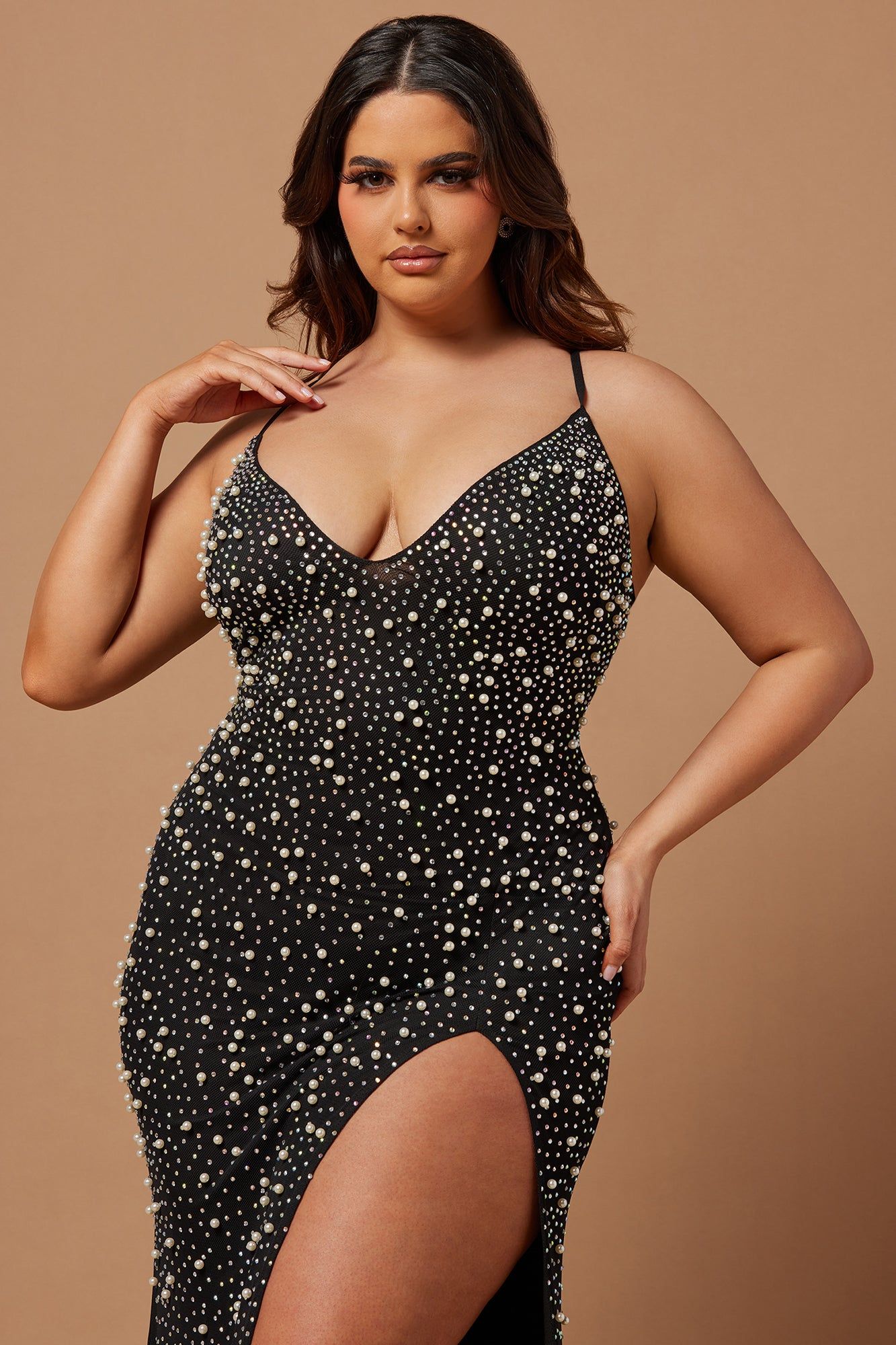 Natasha Embellished Gown - Black sold by Fashion Nova product image thumbnail 6