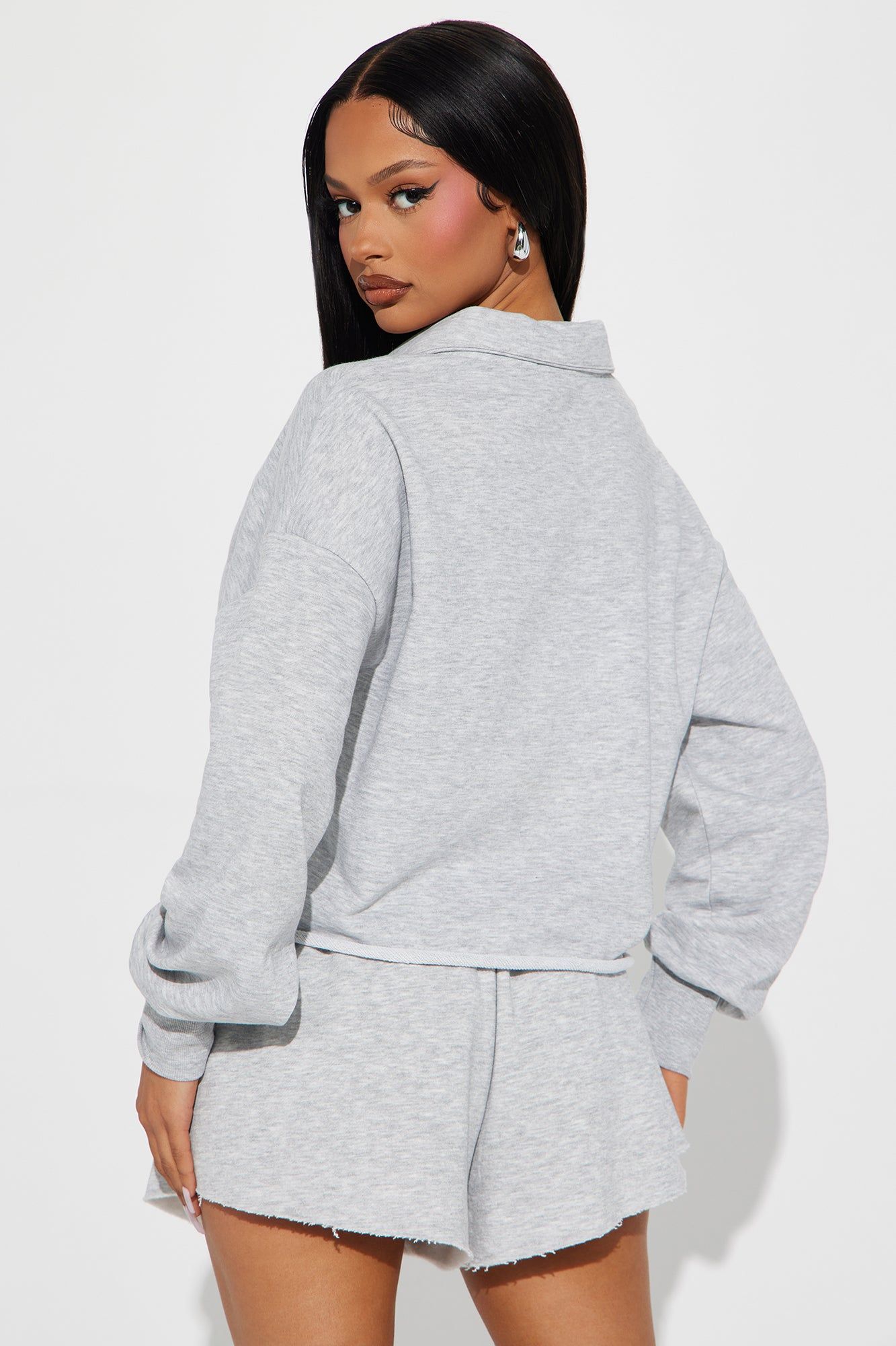 Cassidy Lounge Top - Heather Grey sold by Fashion Nova product image thumbnail 3