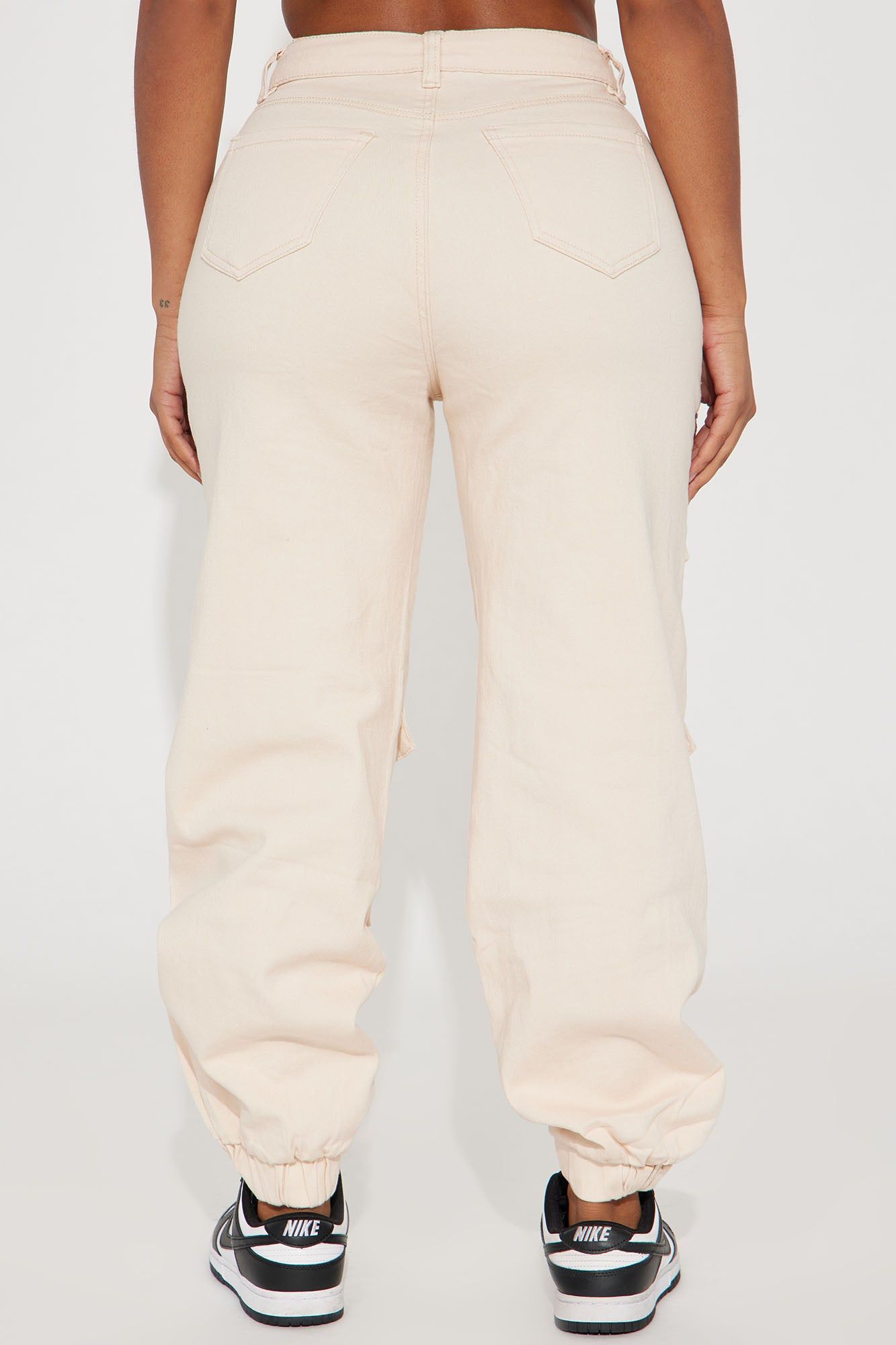 Watch Me Go Cargo Jogger - Ivory sold by Fashion Nova product image thumbnail 4