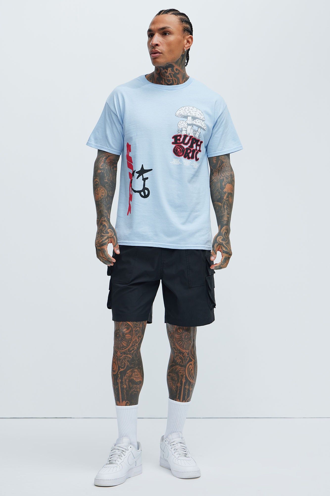 Euphoric Tour Short Sleeve Tee - Light Blue sold by Fashion Nova product image thumbnail 2