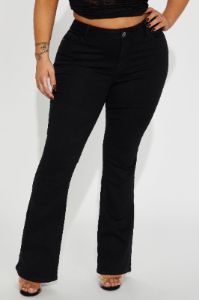 Still Loving It Stretch Bootcut Jean - Black Wash sold by Fashion Nova