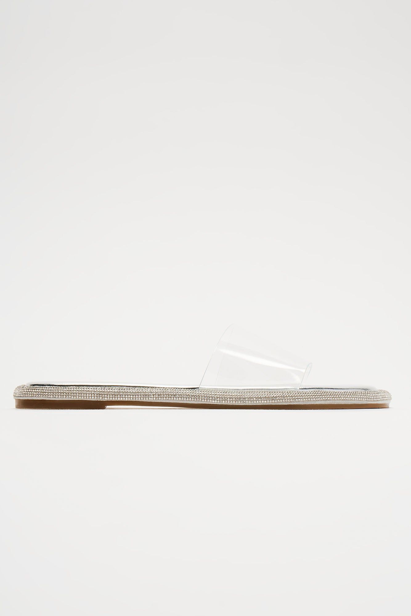 See Me Coming Embellished Flat Sandals - Silver sold by Fashion Nova product image thumbnail 4