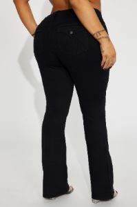 Still Loving It Stretch Bootcut Jean - Black Wash sold by Fashion Nova