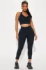 Claudia Elevate Active Capri  Legging - Black sold by Fashion Nova
