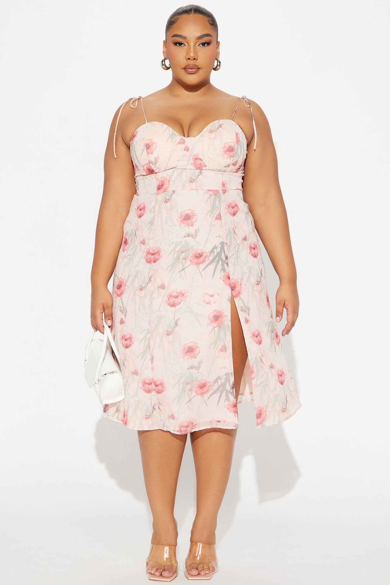 Claire Chiffon Midi Dress - Pink sold by Fashion Nova product image thumbnail 4