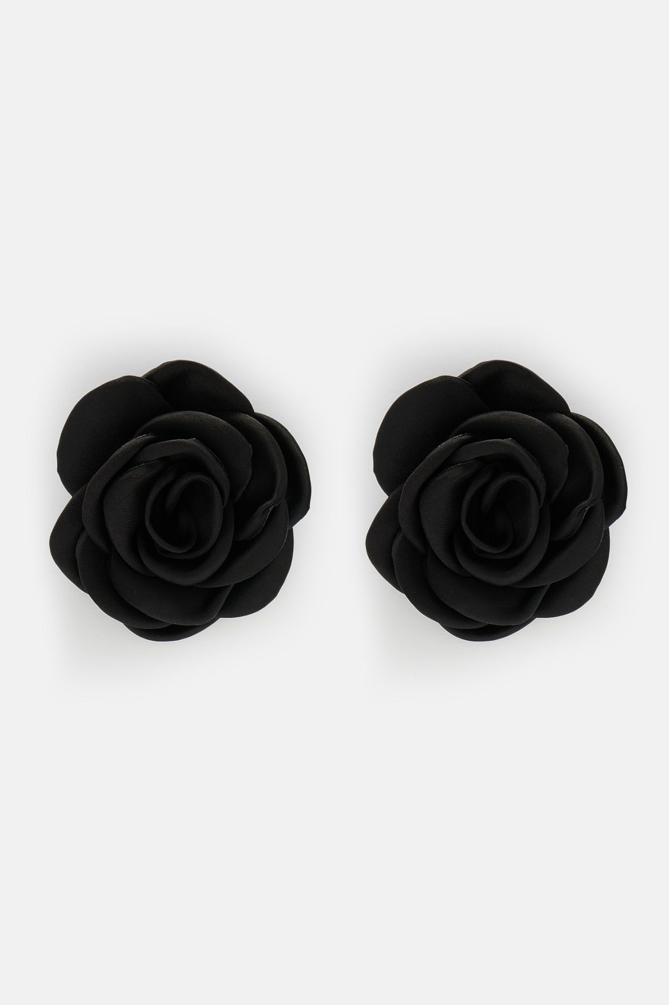 Mon Cherie Rose Earrings - Black sold by Fashion Nova product image thumbnail 3