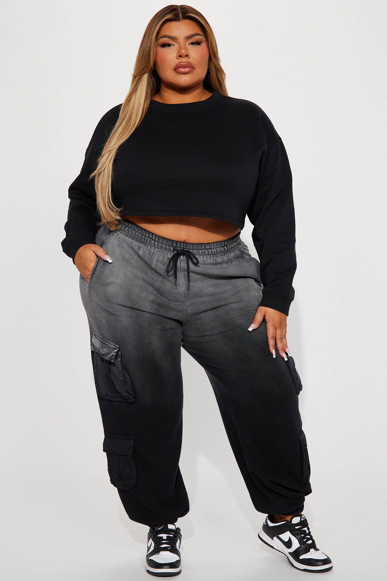 Adore You Pullover Crew Neck - Black sold by Fashion Nova product image thumbnail 5