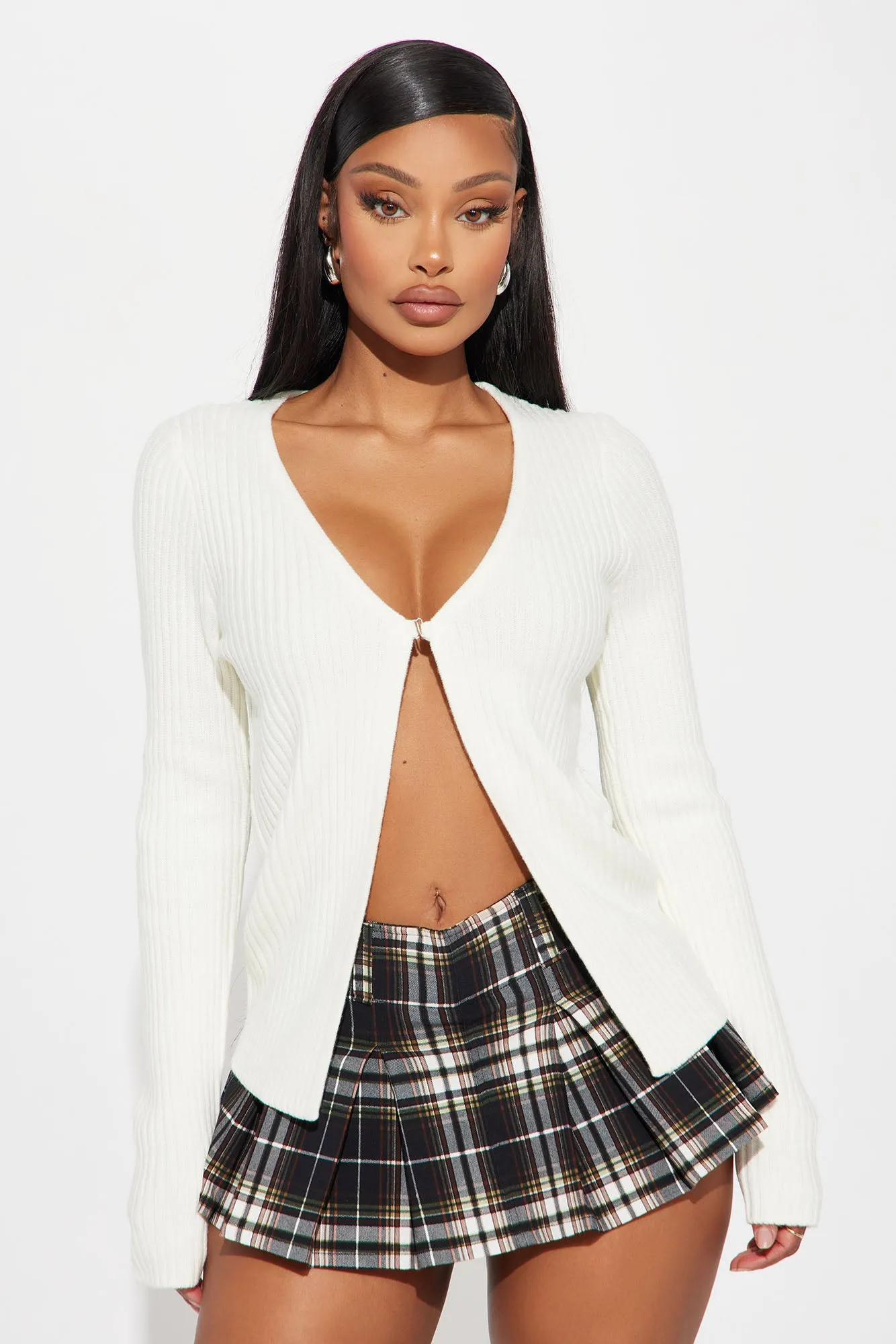 So Pure Cardigan - Ivory sold by Fashion Nova