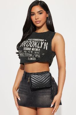 Staying Busy Belt Bag - Black sold by Fashion Nova