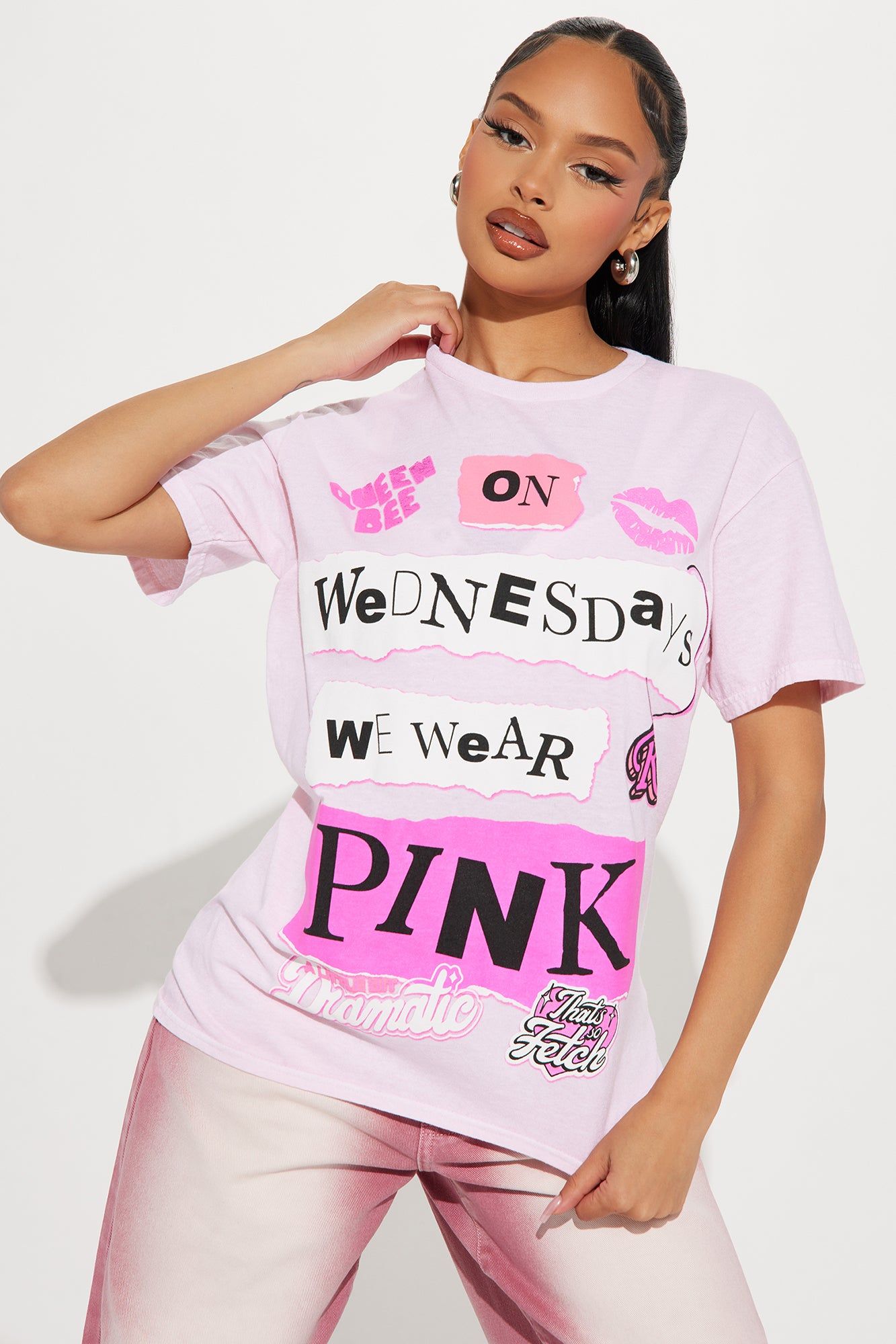 On Wednesdays We Wear Pink Tee - Pink sold by Fashion Nova