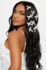 Too Cute To Be Stressed Hair Clip Set - White sold by Fashion Nova