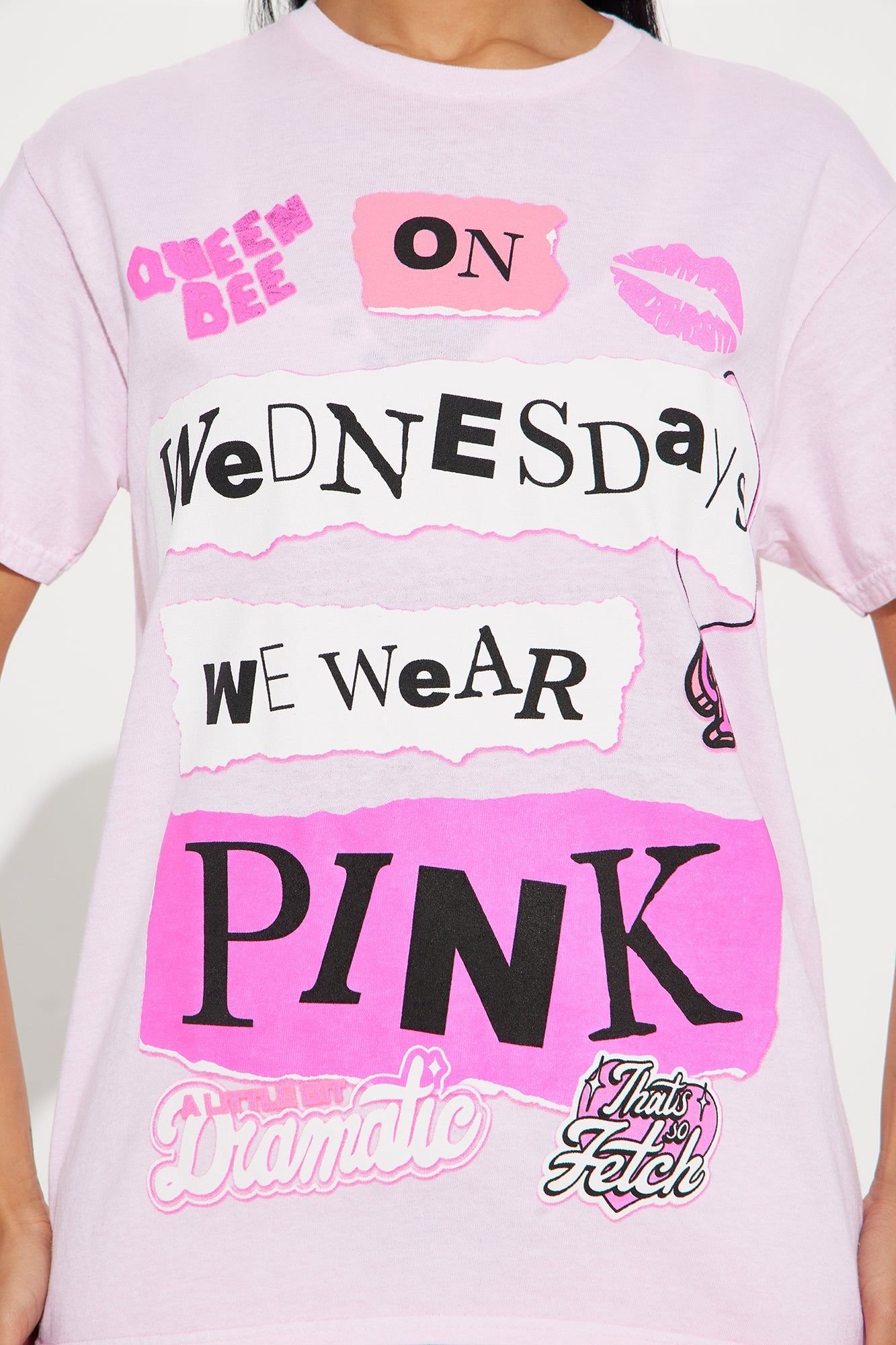 On Wednesdays We Wear Pink Tee - Pink sold by Fashion Nova product image thumbnail 3