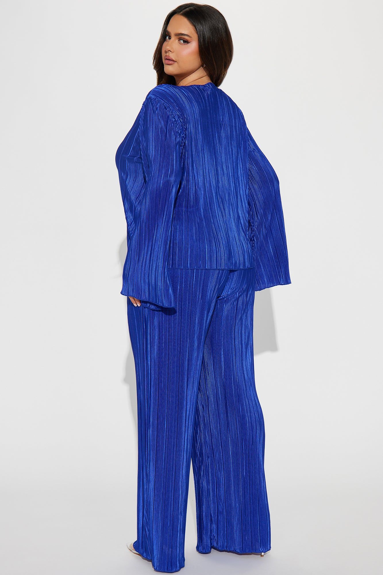 Tahlia Plisse Pant Set - CobaltBlue sold by Fashion Nova product image thumbnail 6