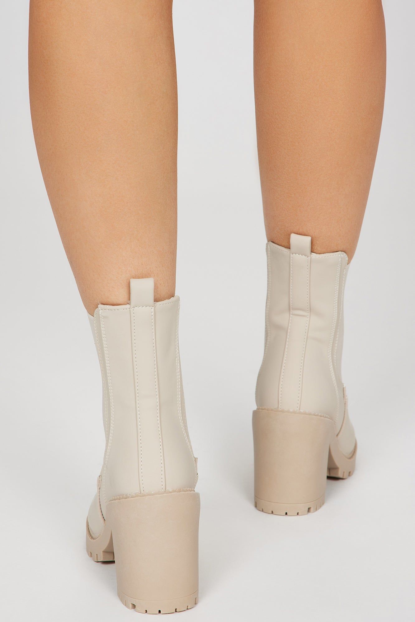 Eliana Lug Sole Boots - Grey sold by Fashion Nova product image thumbnail 4