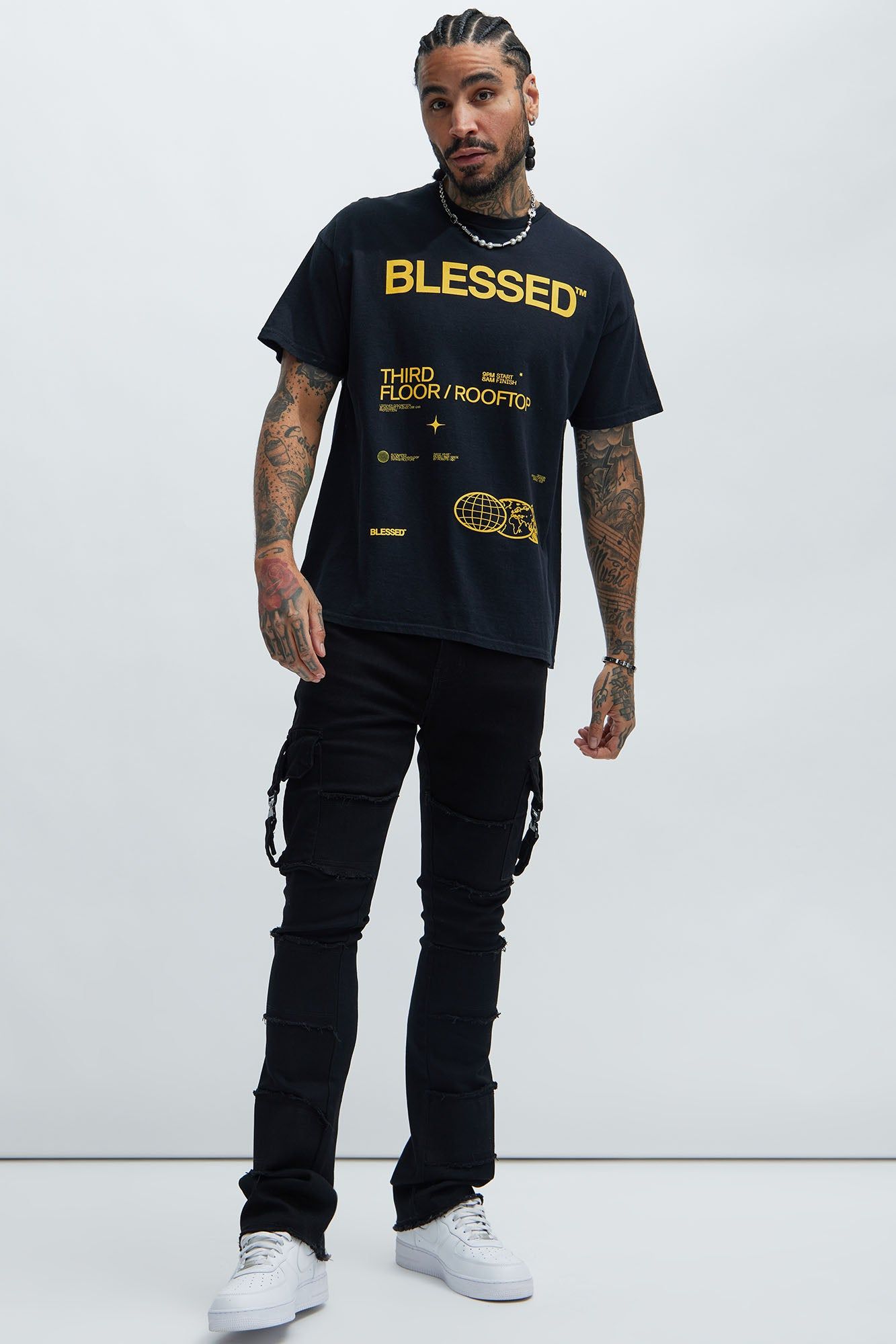 Highly Blessed Short Sleeve Tee - Black sold by Fashion Nova product image thumbnail 2