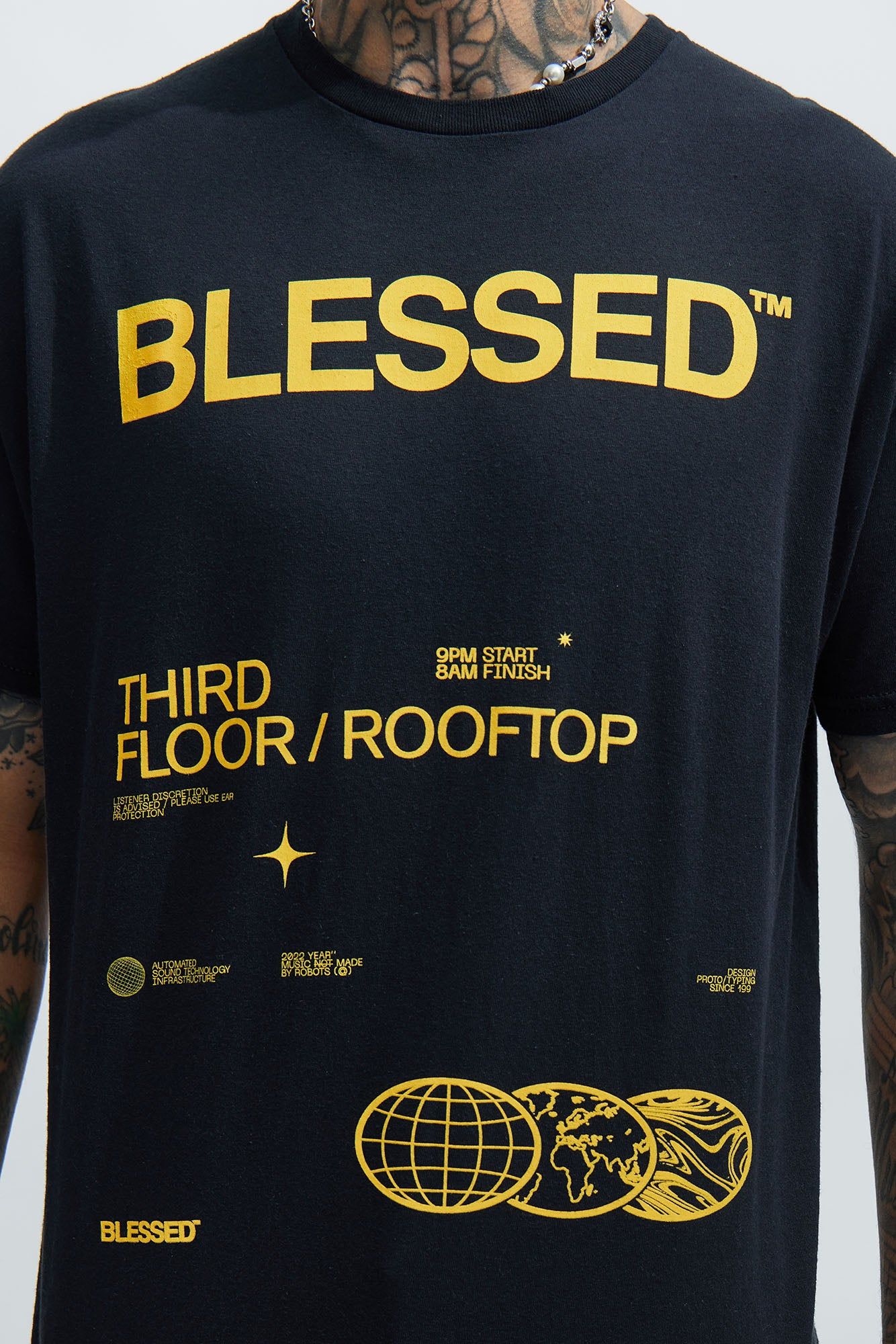 Highly Blessed Short Sleeve Tee - Black sold by Fashion Nova product image thumbnail 3