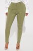 Raise The Bar Skinny Trouser - Olive sold by Fashion Nova
