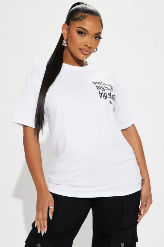 Living Big Graphic Tee - White sold by Fashion Nova