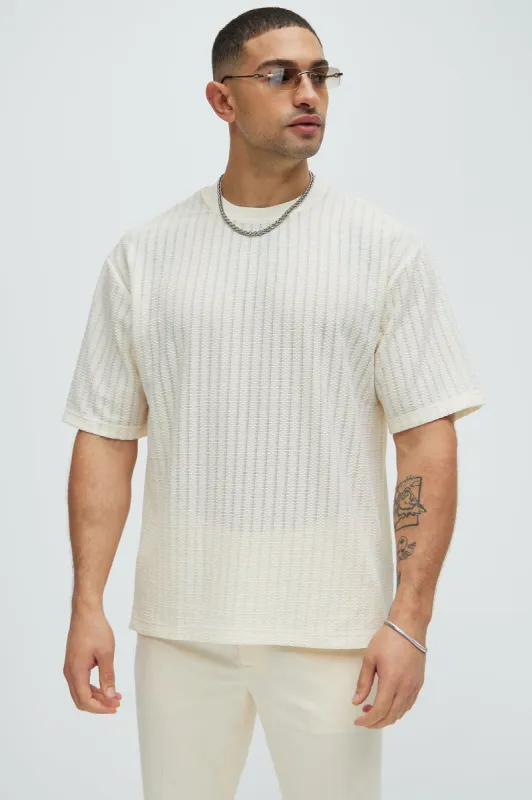 Bring Them Down Short Sleeve Tee - Off White sold by Fashion Nova
