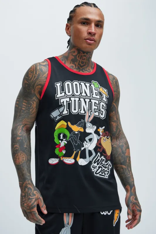 That's All Folks Tank - Black sold by Fashion Nova