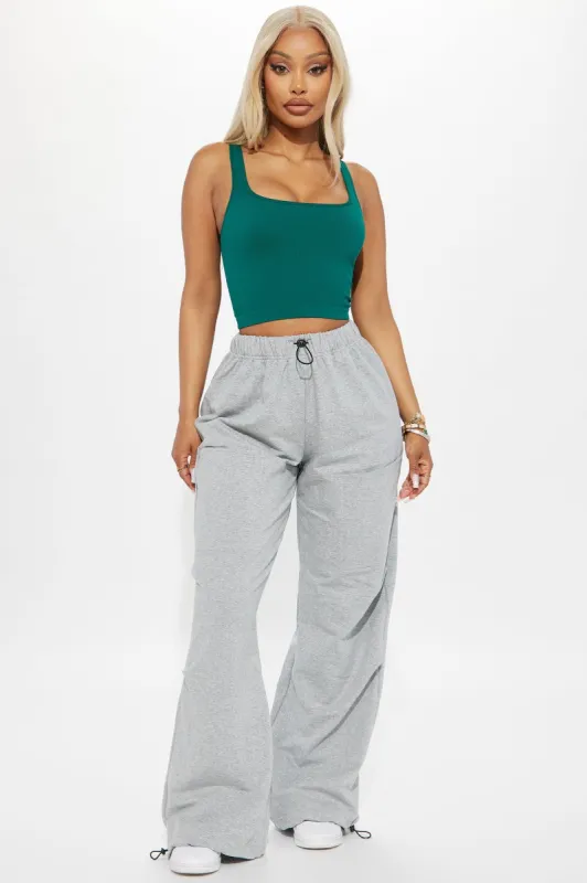 Luna Lounge Jogger - Heather Grey sold by Fashion Nova