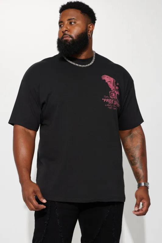 Free Spirit Short Sleeve Tee - Black sold by Fashion Nova