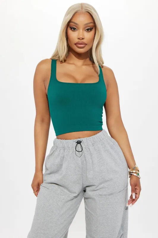 Tanya Seamless Tank Top - Green sold by Fashion Nova