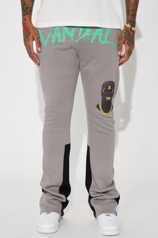 Vandal Flare Sweatpant - Charcoal sold by Fashion Nova