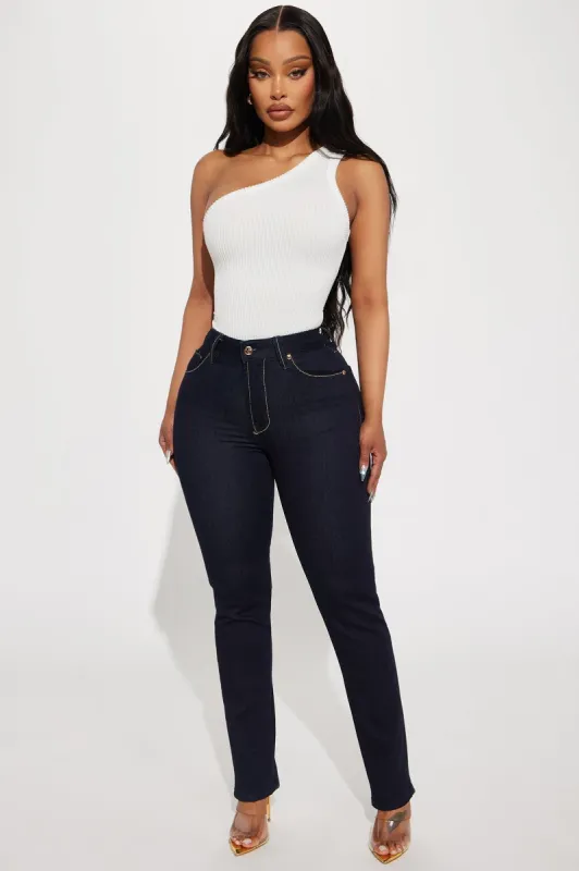 I'm All Yours Stretch Skinny Jeans - Dark Wash sold by Fashion Nova