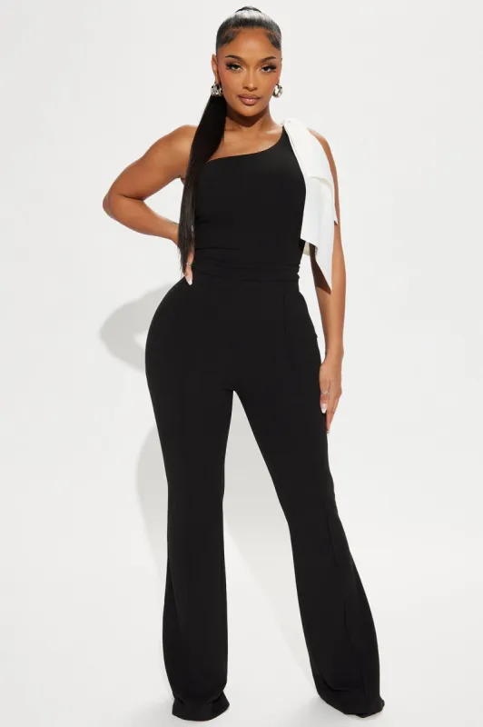Dirty Martini Jumpsuit - Black sold by Fashion Nova