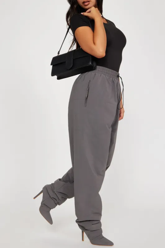 Come On Over Pant Boots - Grey sold by Fashion Nova