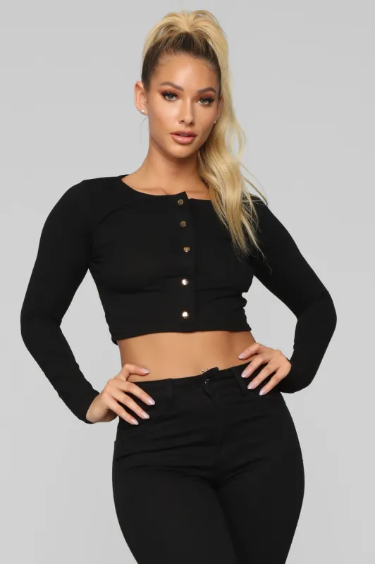 Call It Love Top - Black sold by Fashion Nova
