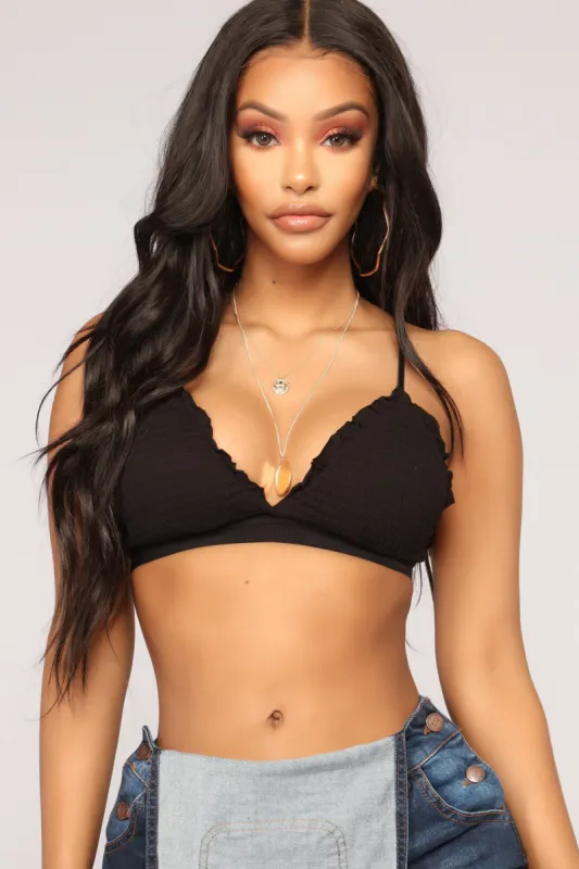 Instant Chemistry Bralette - Black sold by Fashion Nova