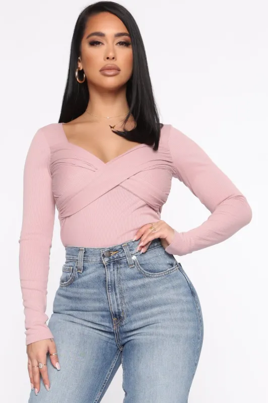 Twisted For You Top - Rose sold by Fashion Nova