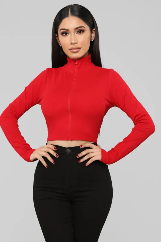 Reminds Me Of You II Top - Red sold by Fashion Nova