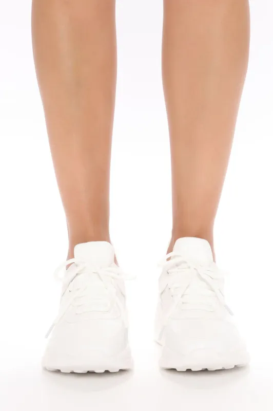 Amp It Up Sneaker - White sold by Fashion Nova