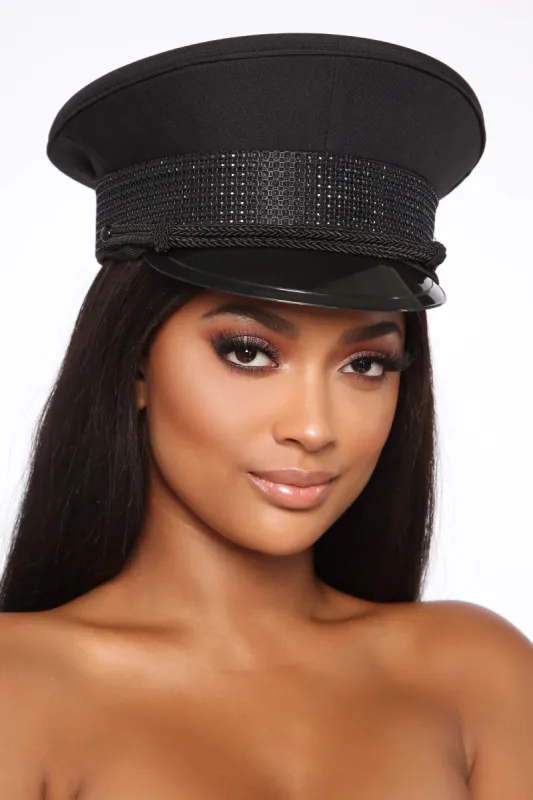 Party Police Officer Hat - Black sold by Fashion Nova