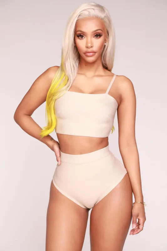 Marisa Bandage Sunkini - Nude sold by Fashion Nova