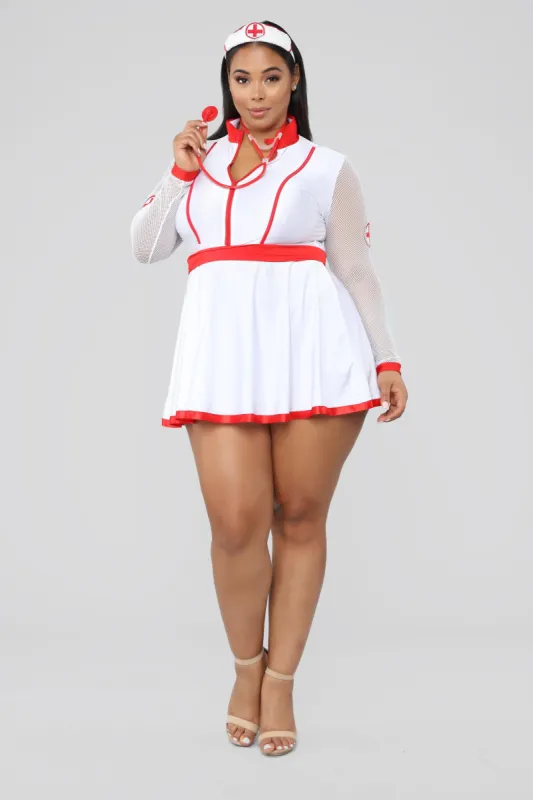 Risque Nurse II Costume - Red/White sold by Fashion Nova