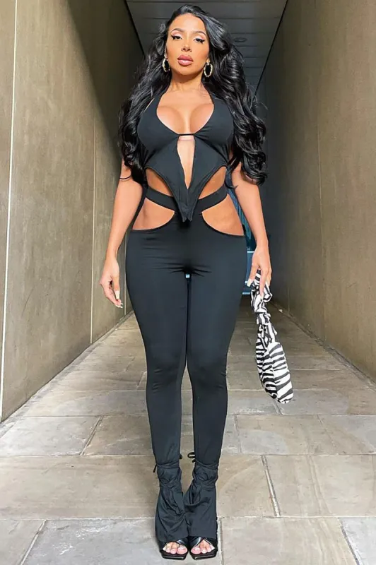 Second Chances Pant Set - Black sold by Fashion Nova
