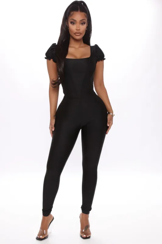 Groupie Gossip Pant Set - Black sold by Fashion Nova
