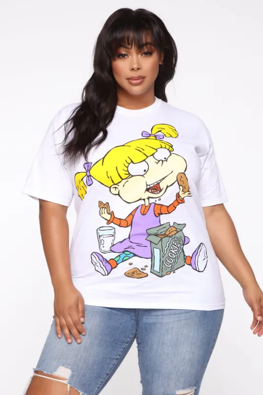 Prettiest Smartest Bestest Girl Top - White sold by Fashion Nova